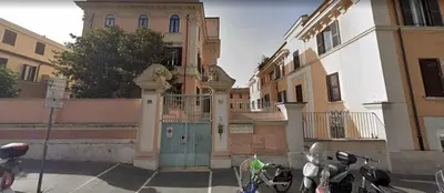 a group of bikes parked in front of a building at Amalia Vatican House in Rome