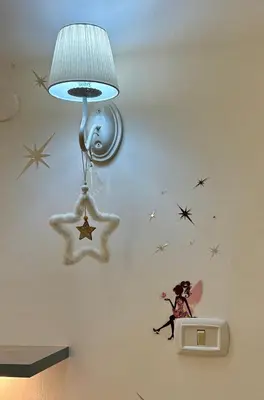 a room with a ceiling with stars on the wall at Roma Stellata in Rome