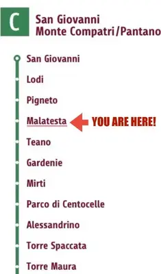 a screenshot of a cell phone with the words san gwanamiamiamiami at Piignetoo Apartment in Rome