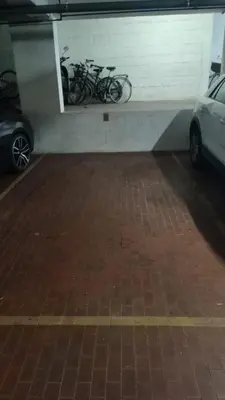 a group of bikes parked in a garage at Roma City Suite with Parking - Villa Borghese in Rome
