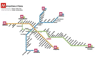 a map of the metro exodus exodus maps subway map at Banksy house in Rome intero appartamento in Rome