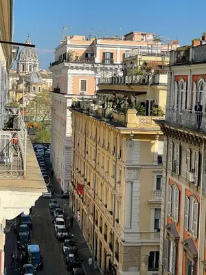an overhead view of a city street with buildings at Dionigi 43 Private Suites by Premium Suites Collection in Rome