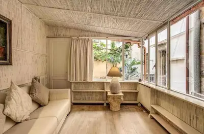 a living room with a couch and a window at Casa Vacanze Crispi little 2 in Rome