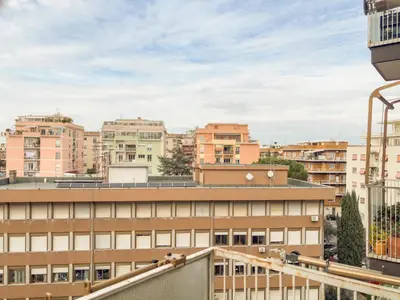 a view of the city from a building at Portuense Paradise in Rome