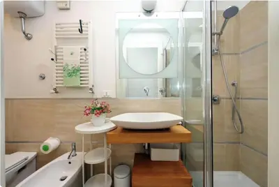a bathroom with a sink and a tub and a shower at Limani - Campo de' Fiori Private Retreat in Rome
