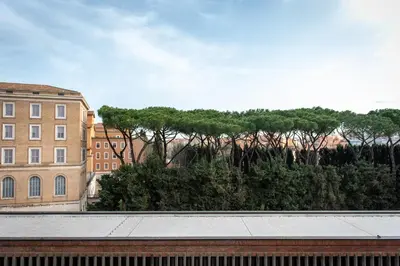 a view from the roof of a building at Laterani36 elegante Appartamento 3 Camere, sopra Metro Porta Metronia in Rome