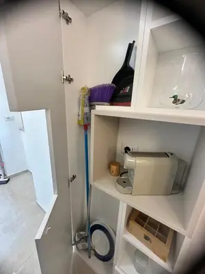 a small kitchen with a sink and a toaster at Welcome to Campo De' Fiori in Rome