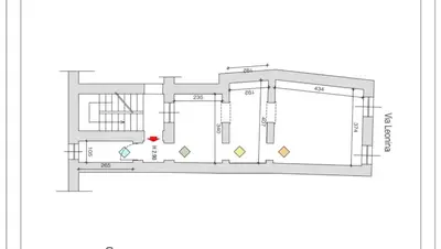 a house for a familyfirst floor plan at Suite METRO Cavour 200m Coliseum in Rome