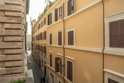 an alley between two buildings in a city at Navona Urban Sanctuary in Rome
