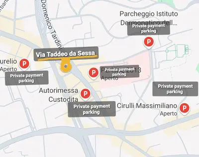 a map of the city of madrid with attractions at Roma Tourist Rentals in Rome