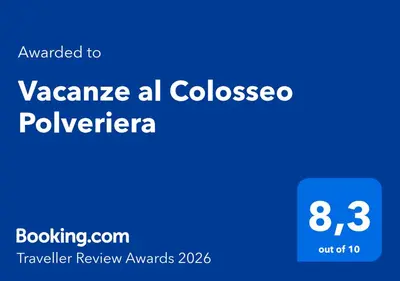 a screenshot of a cell phone with the text vaza all colosseo at Vacanze al Colosseo Polveriera in Rome