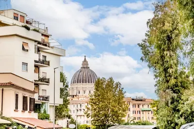 a view of the capitol building with the dome at Domvs Romana in Rome