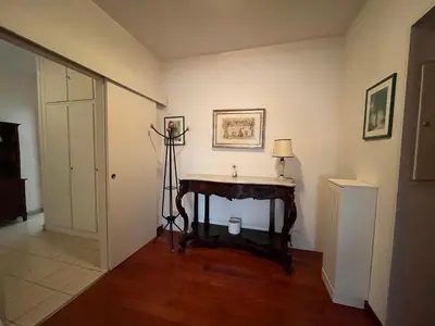 a room with a table with a tripod in it at Silvana vatican apartment in Rome