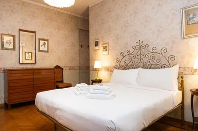 a bathroom with a shower and a sink and a tub at La casa dell'artista in Rome