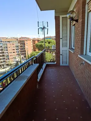 a balcony with a view of a city at Locazione turistica di Alberto in Rome
