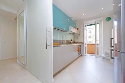a balcony with a view of a city at 4BNB - Jacuzzi Trionfale Apartment in Rome