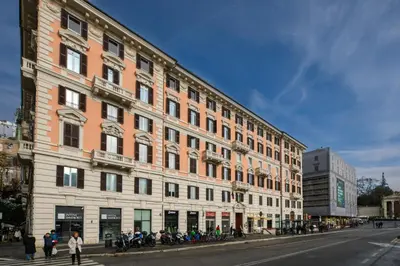 a large building on the side of a street at EFFE 9 FLAMINIO Guest House in Rome-Vatican City in Rome