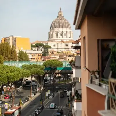 Vittoria C Elegant Apt Near Vatican & Dome View
