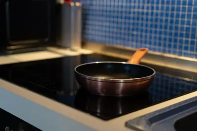 a pot on top of a stove in a kitchen at Urban Haven Roma, Porta Maggiore in Rome