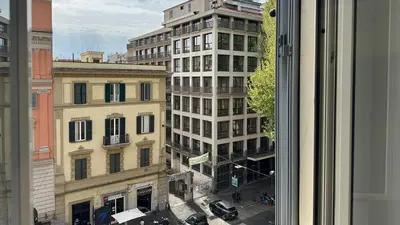 a view from a window of a city with buildings at RM 191 - La Tua Casa lontano da Casa in Rome