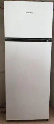 two white refrigerators sitting next to each other at Camera con vista MetroA in Rome