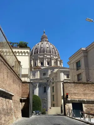 a building with a dome on top of it at Casa Cherie in Rome