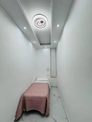 a room with a ceiling with a bed in it at Acropoli in Rome