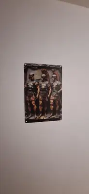 a picture of a group of men on a wall at IN love with rome gemelli e vaticano in Rome