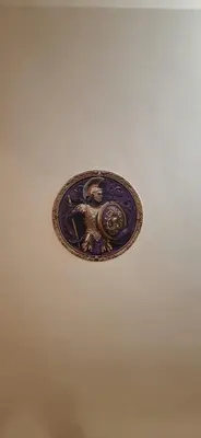a frisbee hanging from the top of a ceiling at IN love with rome gemelli e vaticano in Rome