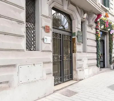 an entrance to a building with a door at Bianca Guest House in Rome