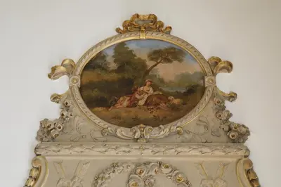 a picture of a painting on a wall at Domus Regia - Luxury Experience in Rome