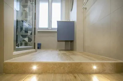 a room with a podium in the middle of a room at Roma Vaticano Deluxe in Rome