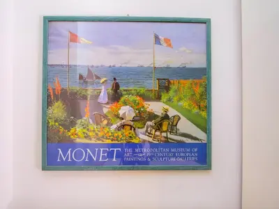 a framed picture of a painting of aanical garden at Elegantis Veniero Suite Apartment - 1 Minute Walk to Vatican Museums in Rome