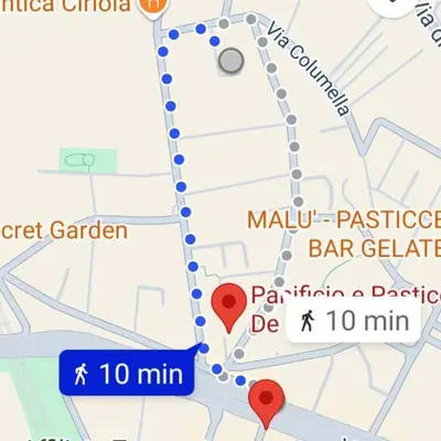 a map of paris with a marker on it at Rifugio del Quadraro Rome in Rome