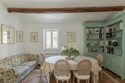 a living room with a table and a couch at iFlat Historic Charm & Comfort by Piazza Navona in Rome