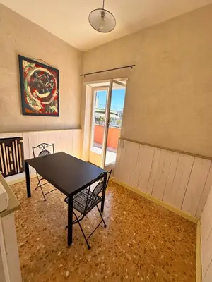 a bathroom with a toilet and a sink at The Attic Penthouse Rome Cozy & Comfy Close to Trastevere & Center With WIFI in Rome