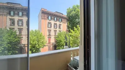 a view from a window of a building at Casa Daria in Rome