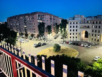 a view of a city with buildings and a street at Sky Global Suites in Rome