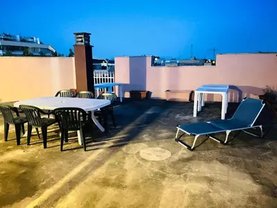 a view of a city with buildings and a street at Sky Global Suites in Rome