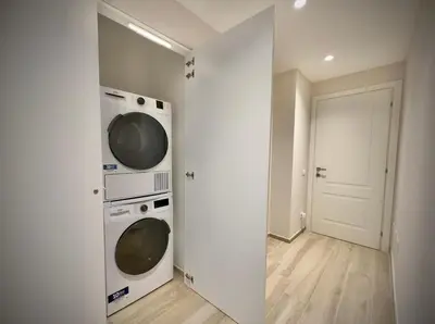 a laundry room with a washer and dryer at Casa Colli in Rome