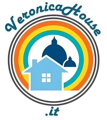 a rainbow with a mosque and the words keramikos it at Veronica House in Rome