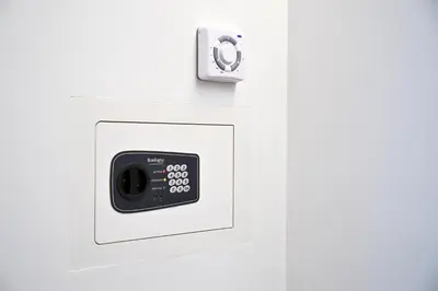 an electronic socket on a white wall at Dolce Vita Suite by Rental in Rome in Rome
