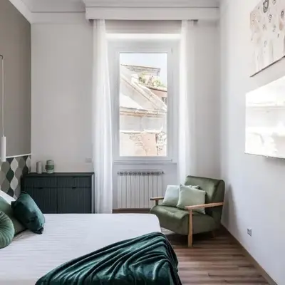 The Best Rent - Three-Room Apartment with View of the Portico d'Ottavia