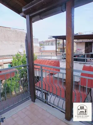 a view from the balcony of a building at A Casa di Mary in Rome