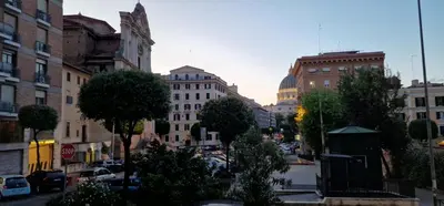 a city street with a lot of buildings at PiccoloPrincipeAirbnb - Saint Peter area in Rome