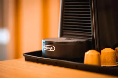 a black router sitting on top of a table at Alma Guest House in Rome