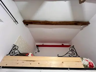 a staircase in a tiny house at Un cuore nella città eterna in Rome