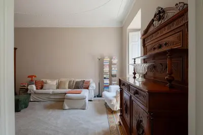 a living room with a couch and a table at Emanuela Home - VATICAN in Rome