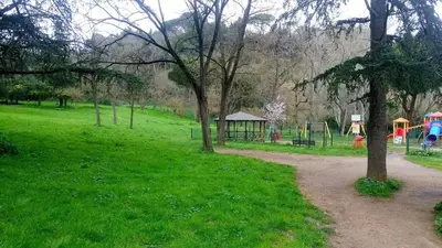 a park with a playground at Fontana di Trevi Apartment, 24h check-in in Rome