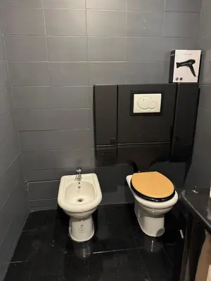 a bathroom with a toilet and a bidet at Marconi Suite & Charme in Rome